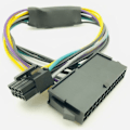 Miniatyrbillede 3 af 4: 2 stk. Serie 24-pins til 8-pins ATX Strømforsyningsadapterkabel til 3020 7020 9020 Precision T1700 H61/H81/Q77/Q87/B75