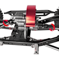 Pikkukuva 3 / 5: CNC-metallivaihteisto kääntövaihteistolla Axial SCX10 I II 1/10 RC-mallinnuksen päivitysosille, 3