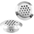 Miniatyrbillede 2 af 4: 20 stk. 19 mm runde ventilationsgitter i rustfrit stål til køkken, badeværelse, skabe, skoreoler, diverse skabe