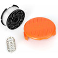 Miniatyrbillede 3 af 5: Reservedele til Line Edger Spole, 30ft 0.065 \"Black + Decker Line Trimmer Reservedele Spole (8 Reservedele Spoler, 1 Spole Dæksel, 1 Fjeder)