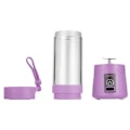 Pikkukuva 4 / 5: 380 ml:n USB-ladattava mehumaija pullokupillinen sitrushedelmämehu sekoitin vihanneshedelmä maitojuoma smoothie mehumaija reamer pullo: Violetti