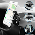 Miniatyrbilde 5 av 5: Telefonholder i aluminiumlegering til dashbord, sidemontert, for 90 110 2020 2021 2022 biltilbehør