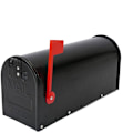 Miniatyrbillede 1 af 5: US Mail aluminiums postkasse til amerikansk post sort