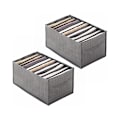 Miniatyrbillede 1 af 5: Skab Skuffe Organiser til T-shirts Jeans Skjorter Garderobe Organisering System Opbevaringsboks B