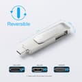 Miniatyrbillede 4 af 5: 32G U6L Dual-use U Disk, til computer/mobil, USB 3.1/Type-C Rotation, Dual High Flash Drive