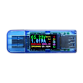 Miniatyrbild 1 av 5: USB-testare, AT34 USB 3.0 Färg LCD Voltmeter Ammeter Strömningsmätare Multimeter USB Laddare Testare