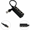 Miniatyrbillede 3 af 5: RJ45 Ethernet-kabelsplitter, 1 til 3 kabel Ethernet-splitter egnet til Super Cat5, Cat5e, Cat6, Cat7 LAN Ethernet