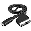 Miniatyrbild 1 av 5: SCART till HDMI-konverterare HDMI till SCART videoadapter 1080P med kabel