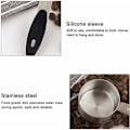 Miniatyrbillede 3 af 4: Kaffebeholder, Kaffebeholder med rustfrit stål ske, 1,5 liter Kaffe Bønner Beholder, Pulver, Te, Nødder, Kakao Pulver Opbevaringstank (Sort)-F