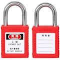 Miniatyrbillede 5 af 5: 9 PCS Lockout Tagout Låse Tags Sæt - Lockout Låse Nøgle Forskellige Sikkerhed Hængelåse Lockout Station Lock Out Tag Out Kit