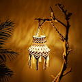 Miniatyrbild 5 av 5: Boho Macrame Lampskärm Hängande Pendel Ljusskydd, Lampskärm för Sovrum Barnkammare Sovsal Heminredning