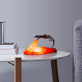 Miniatyrbilde 5 av 5: Ilddrage-lamper, 3D-trykte vulkan-drage-lamper USB-genopladelig månenatlys, bordlampe
