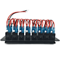 Miniatyrbild 3 av 5: Marin 8 Vattentät Båtbrytarpanel En Växling 2 LED-remsor