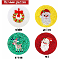 Miniatyrbild 3 av 5: Julhanddukar 4-pack tvättlappar ren bomullshanddukar dekorativ disktrasa set för badrum julhandduksset för julmönsterdesign set
