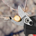 Miniatyrbillede 3 af 5: Batteridrevet beskæringssaks til trægrene, skærediameter 30 mm, elektrisk beskæringssaks til havearbejde, 9 Ah litiumbatteri, genopladelig, 3-4 timers arbejdstid (farve: 1x