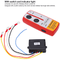Miniatyrbilde 3 av 5: Universal Trådløs Vindesjernkontrollsett med 12V 24V Mottaker for Lastebil Jeep ATV SUV Rød