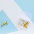 Miniatyrbilde 3 av 4: 8 Stykker 4 Størrelser Skyve Spenne Lås Halskjede Kobling Multi Strands Skyve Spenner med Oppbevaringsboks for Lagdelt Armbånd Halskjede Smykker Håndverk