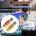 Miniatyrbillede 3 af 5: 3 stk. Højtemperatur M6 Gevindhals Sæt, til 1.75mm Forbrugsvarer, V5/V6, Prusa I3 MK3S (Forgyldt, Gevind)