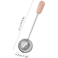 Miniatyrbillede 2 af 5: Rustfrit Stål Pulveriseret Sukker Duster Mel Sigte Pulver Duster Pulver Sigte til Bageudstyr