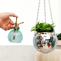 Miniatyrbild 5 av 5: Reflektor Trädgård Krukor Planteringskärl Discoboll Blomkrukor Utomhus Rep Hängande Korg Vägg Sovrum Trädgård D