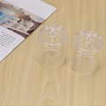 Miniatyrbillede 5 af 5: Qtip Bomuld Kugleholder Dispenser, Bomuldspind Apotekerkrukke med låg til Badeværelse Beholder Opbevaring Organisation B