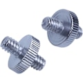 Miniatyrbilde 1 av 5: 5 stk 1/4 tommers hann til 1/4 tommers hann gjengede adapter for kamerabur / skulderrigg / stativ / studiogrep / belysning / LED-panel /