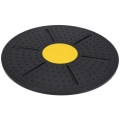 Miniatyrbillede 1 af 5: Sort Gul Balance Board 360 Graders Rotation Massage Rund Disk Plader Bræt Gym Talje Twist Øvelse