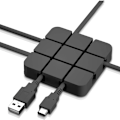 Pikkukuva 5 / 5: Jiugongge-linjaklipsi, linjakytkentä, datalinjan käämitys, USB-linjan kiinnitys, kaapelihallinta, kaapelihallinta musta