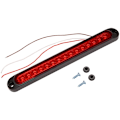 Miniatyrbilde 1 av 5: 10 tommers RV lastebil tilhenger forseglet lyslist 15A LED tredje bremselys stripe rød