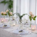 Miniatyrbild 2 av 5: Glasvaser för blommor - Små moderna munblåsta glasvaser för mittpunkter, set om 6, miniklara blomvaser i bulk (blomma ingår ej)