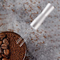 Miniatyrbillede 2 af 5: Kaffe Pulverfordeler Nivellering Værktøj WDT Værktøj Omrører Omrøring Værktøj Rustfrit Stål Nåle Sort