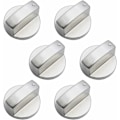 Miniatyrbilde 1 av 5: Deler Universal Metall Kontrollknapper Gasskomfyr Knott 6mm Universal Kontrollknapper Komfyr Knott for Gasskomfyr Kokeovn Platetopp