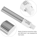 Miniatyrbillede 4 af 4: 6W 2-polet kompakt rørformet fluorescerende lampe, vandret rørbase G23 fluorescerende lampe, 6000K (hvid G23)