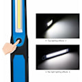 Miniatyrbilde 4 av 5: USB Ladbar Inspeksjonslys Arbeidslys COB Lommelykt 2 i 1 med Magnetbase og Hengekrok for DIY, Hjem, Arbeid, Fiske, Vandring, Camping