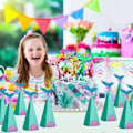 Miniatyrbild 2 av 5: Mermaid Party Boxes Mermaid Candy Boxes Presentpåsar för Mermaid Temat Bröllop, Brudparty, Babyshower, Födelsedag Dekorationer (Paket med 20) -