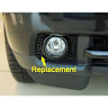 Miniatyrbilde 2 av 5: Svart høyre passasjersidig tåkelyslist for Land Rover Range Rover 5.0L 2010 2011 2012 LR018234