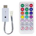 Miniatyrbillede 1 af 5: DC5V SP620E USB Bluetooth Musik Pixel Controller RF Fjernbetjening til WS2812 RGB Led Strip Light Tape