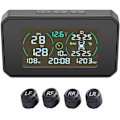 Miniatyrbild 4 av 5: Multifunktionell bil OBD HUD solenergi däcktrycksövervakningssystem automatiskt säkerhetslarmsystem Head Up Display B05
