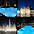 Miniatyrbillede 5 af 5: Poolbelysning, 18W Hvid PAR56 LED Pool Lys, Vandtæt IP68 LED Under Vand Belysning, LED Pool Spotlight AC/DC 12V, Akvarium Pool Dekoration Have
