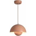Miniatyrbillede 1 af 5: LED Hængende Lampe, Indsæt Kugleformet Flush Mount Lys Modernisme Metal Hængende Lampe Hængende Lampe til Stue Soveværelse Spisestue Køkkenø-