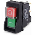 Miniatyrbillede 2 af 4: 250V IP55 KJD17 KLD28 4-polet Start Stop On Off-kontakt Volt 2BTN Velegnet til værkstedsmaskiner