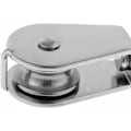 Miniatyrbillede 4 af 4: Heavy Duty Enkelt Blok Remskive med Svingbar Rustfrit Stål Remskive Blok Maks Belastning 35-1000 kg – M32 <p>Enkelt blok remskive lavet af 304 rustfrit