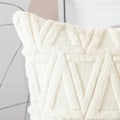 Miniatyrbillede 3 af 5: 4 stk. bløde plys uld korte fløjl dekorative pudebetræk luksus stil til sofa soveværelse lyse rød 45 x 45cm