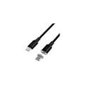 Miniatyrbild 2 av 5: USB-C magnetisk kabel, typ-C aluminiumlegering laddning magnetisk absorption PD datakabel, för Pro, svart
