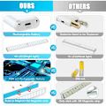 Miniatyrbilde 5 av 5: 40 LED Kleslys, Bevegelsessensor Kleslys, USB Ladbar LED-stripe, 4 Lysmoduser, Kleslys, Magnetisk Limstripe LED Nattelys