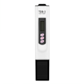 Miniatyrbillede 1 af 5: TDS Vandkvalitetsdetektor Vandkvalitetsanalysepen TDS-tester 0-9990 PPM (Hvid)