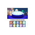 Miniatyrbillede 4 af 5: LED Swimming Pool Lys 2 stk. IP68 Vandtæt 16 RGB Farver med RF Fjernbetjening og Vægbøjle Swimming Pool Lys til Akvarier/Badekar/Vase/