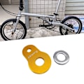 Miniatyrbillede 2 af 5: 2X Foldbar Cykel Magnet Adapter Sæde Konvertering Magnetisk Spænde Aluminium Legering til FNHON 1611 Guld Dele