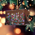 Miniatyrbilde 2 av 5: Julekule, personlig overraskelsessang piano ornament, floral piano ornament, egnet for jul