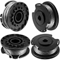 Miniatyrbillede 5 af 5: 5 stk. F016800569 erstatningsspoler til Bosch EasyGrassCut buskrydder, F016800385 trimmer erstatningsspole kompatibel med ART 23SL og A
